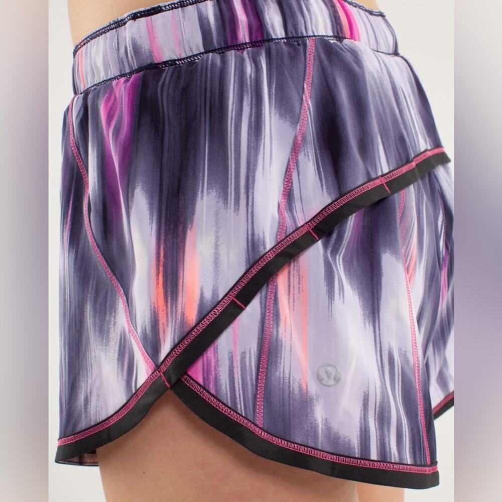 Lululemon Run: Roll Down Running Drawstring Short Mirage Deep Indigo Size 6